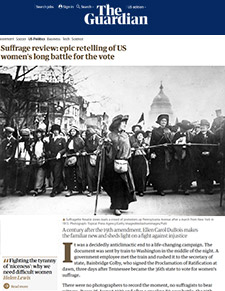 Suffrage review: epic retelling of US women's long battle for the vote
