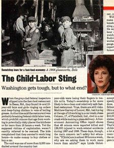 The Child-Labor Sting