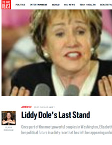 Liddy Dole's Last Stand