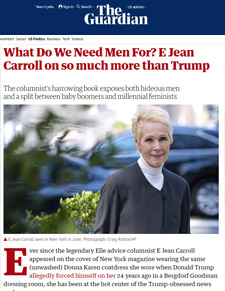 What Do We Need Men For? E Jean Carroll on so much more than Trump